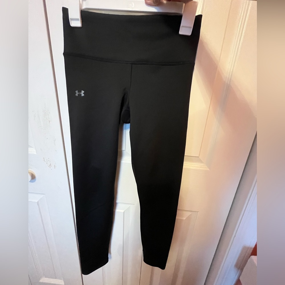 Under Armour Black Compression Leggings with Hidden Pocket
